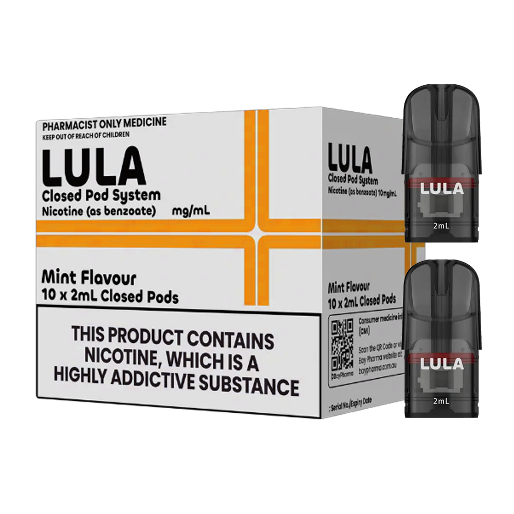 LULA - Tobacco - 5 Pack Closed Pods (10 x 2ml)