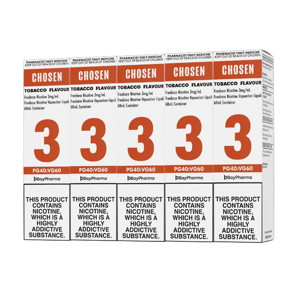 CHOSEN - Tobacco Freebase - E-Liquid (5pk)