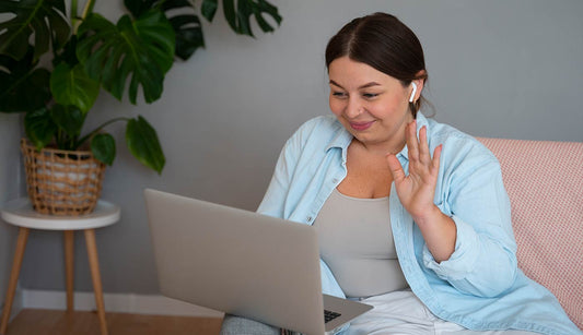 Lady on a Telehealth call for a Vape Prescriptions
