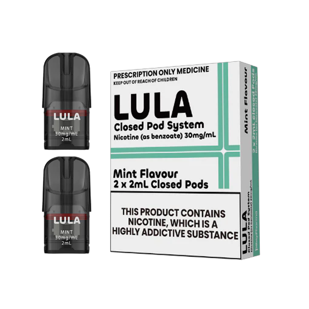 LULA - Mint - 1 Pack Closed Pods (2 x 2ml)