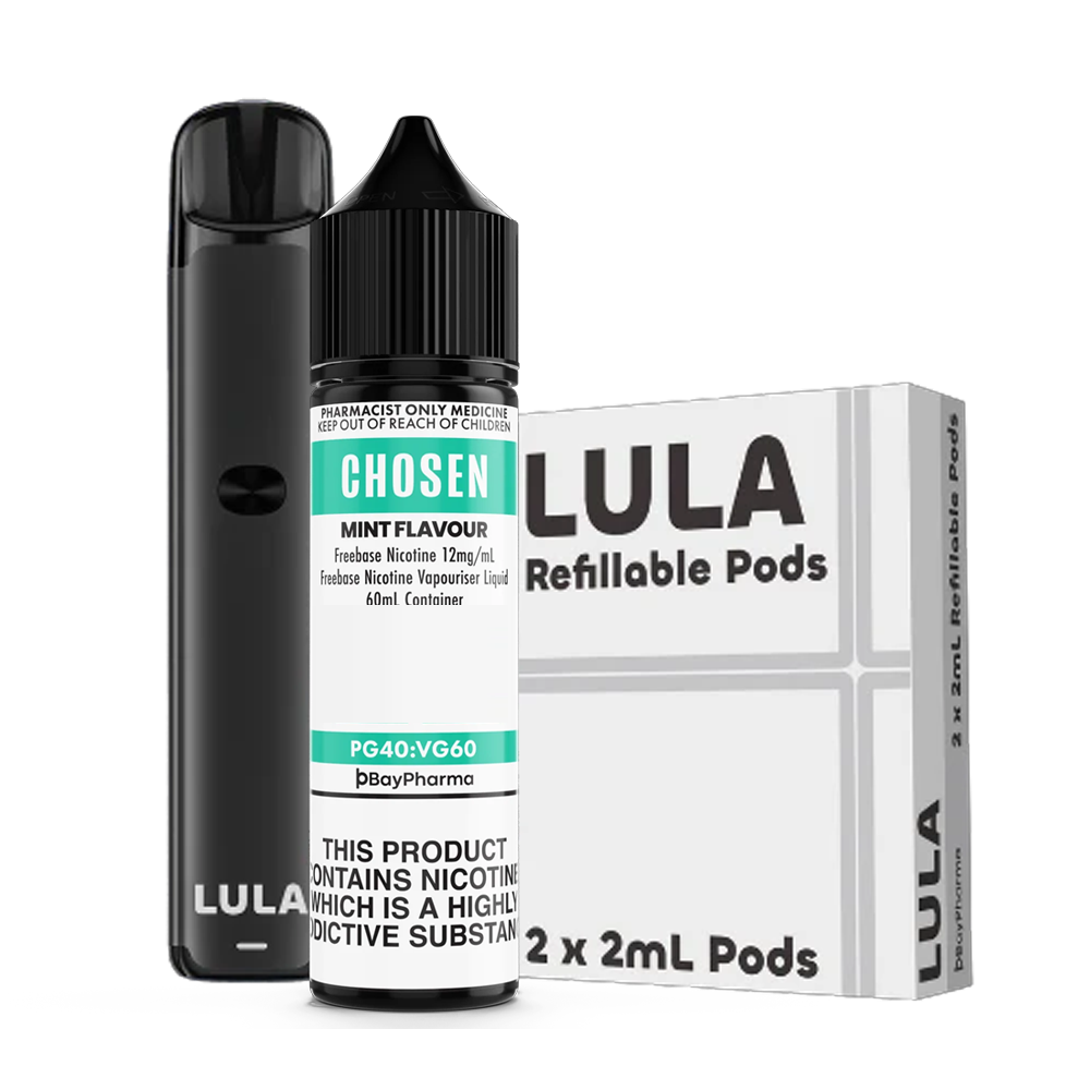 LULA - Starter Kit - Nicotine Freebase (Refillable Pods)