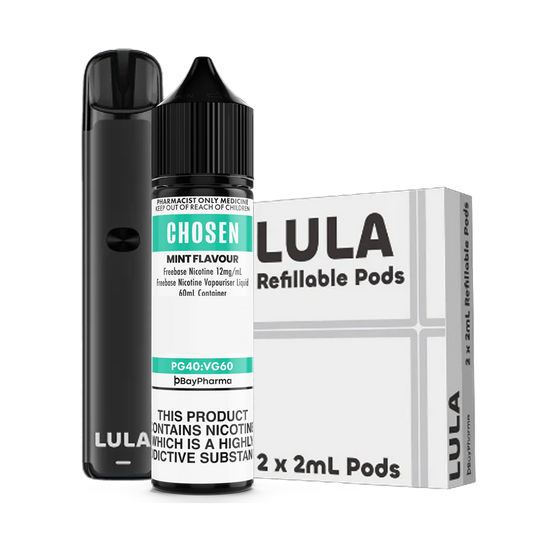 LULA - Starter Kit - Nicotine Freebase (Refillable Pods)