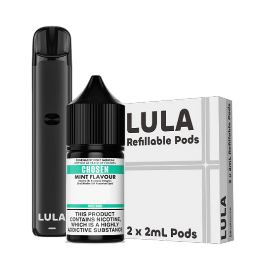 LULA - Starter Kit - Nicotine Salts (Refillable Pods)