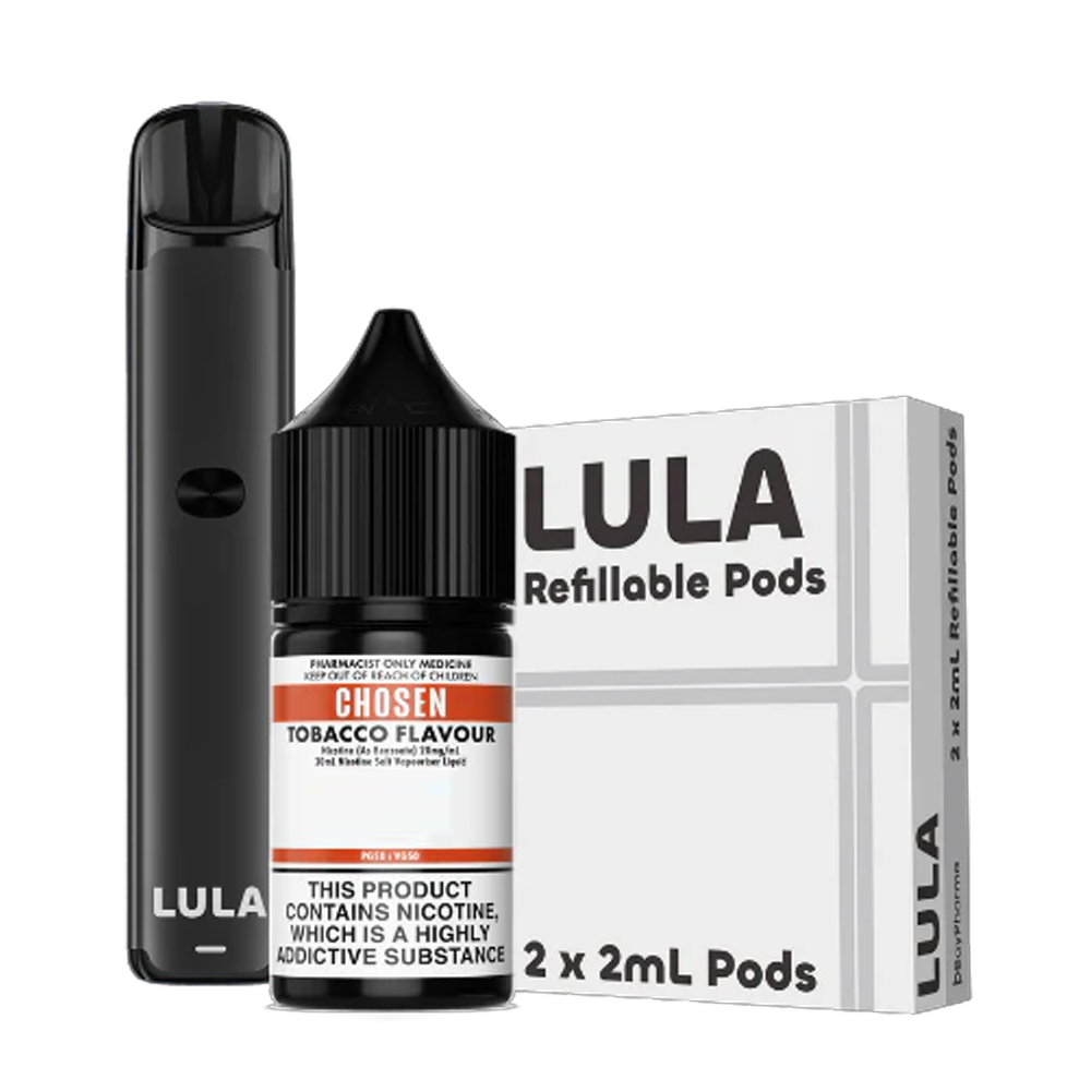 LULA - Starter Kit - Nicotine Salts (Refillable Pods)