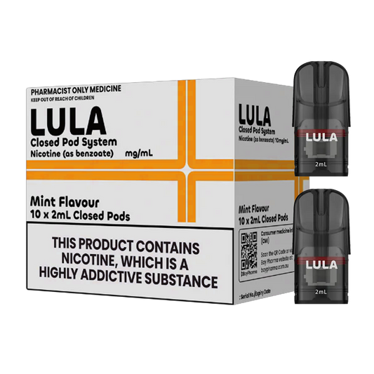 LULA - Tobacco - 5 Pack Closed Pods (10 x 2ml)