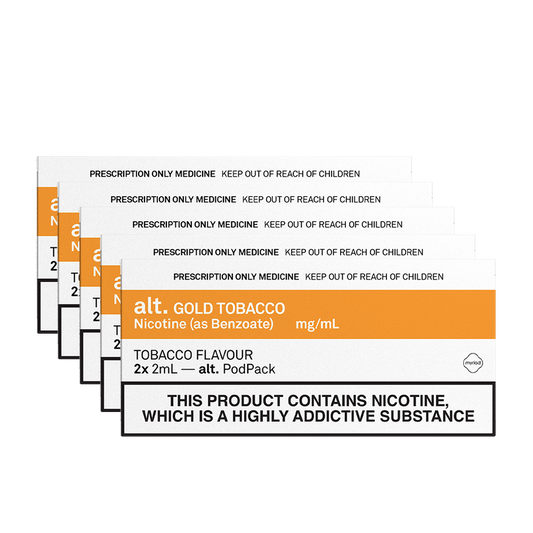 alt. - Gold Tobacco - 5 Pack Pods (10 x 2ml)