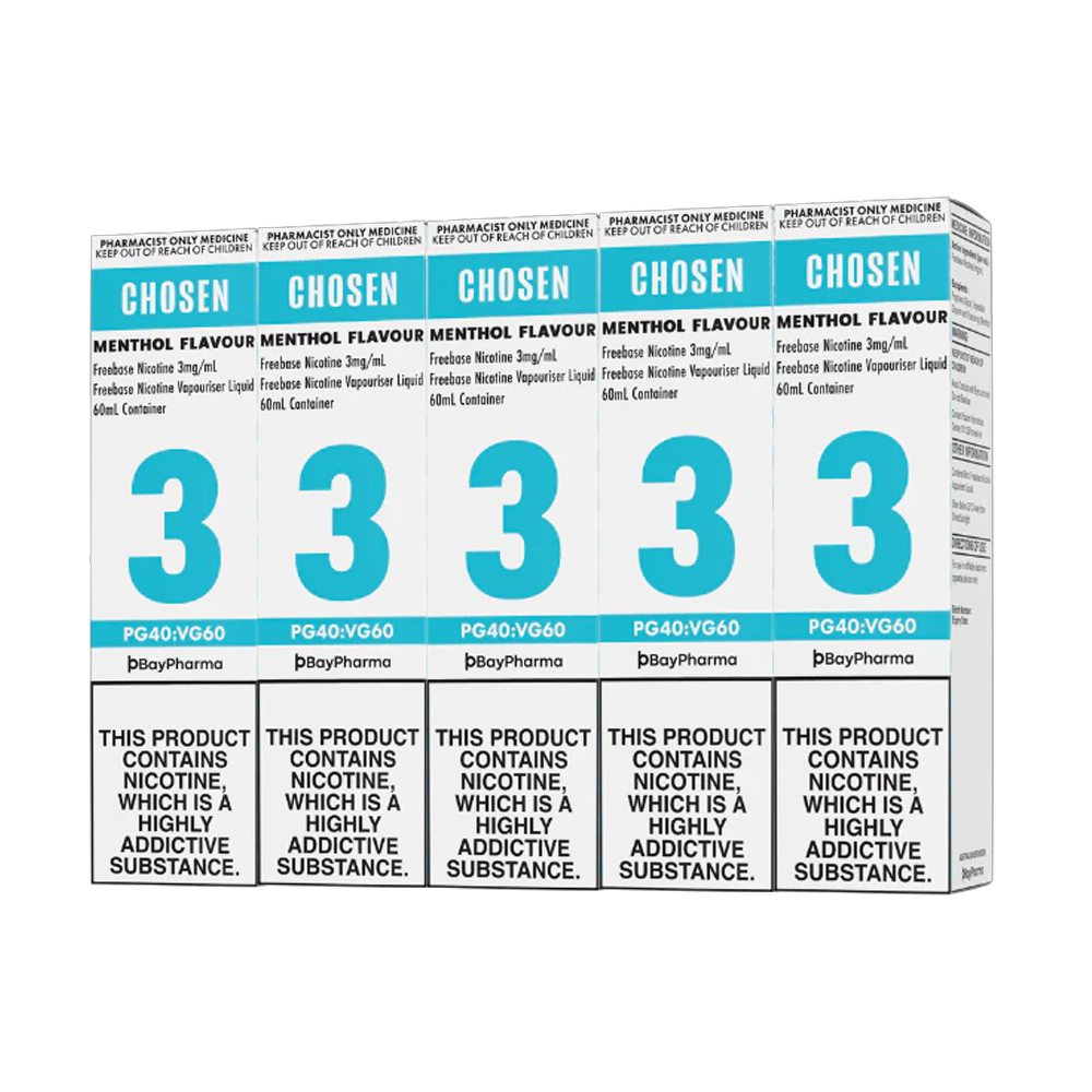 CHOSEN - Menthol Freebase - E-Liquid (5pk)