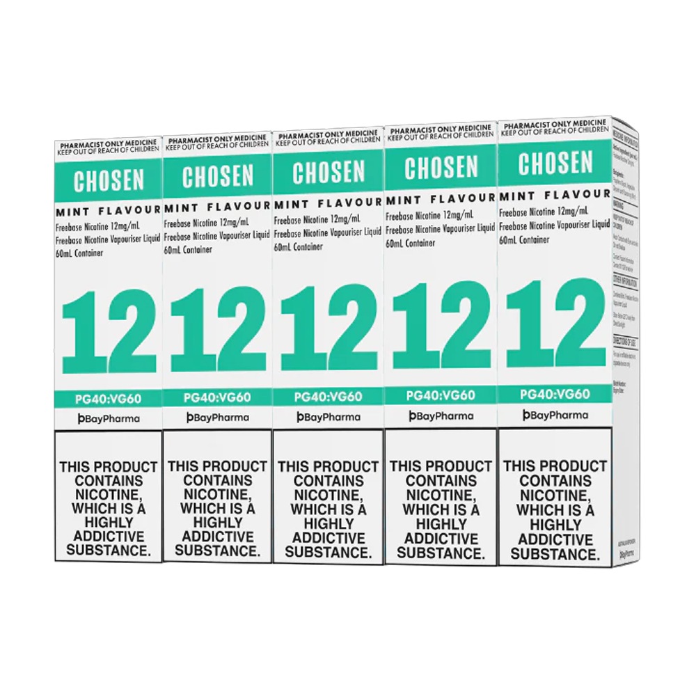 CHOSEN - Mint Freebase - E-Liquid (5pk)