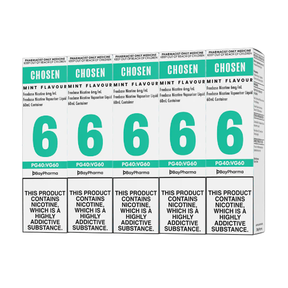 CHOSEN - Mint Freebase - E-Liquid (5pk)