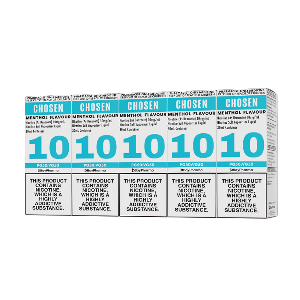 CHOSEN - Menthol Salts - E-Liquid (5pk)