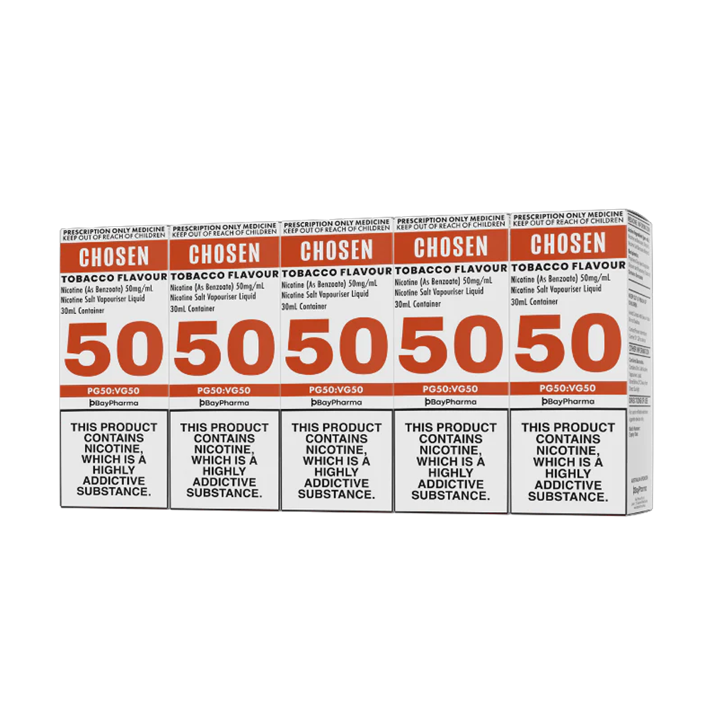 CHOSEN - Tobacco Salts - E-Liquid (5pk)