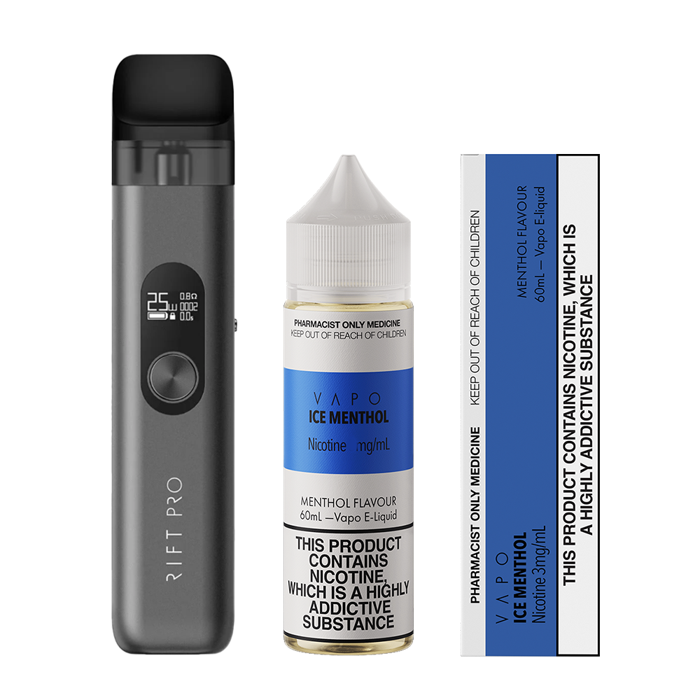 Vapo - Starter Kit - Freebase Nicotine (Refillable)