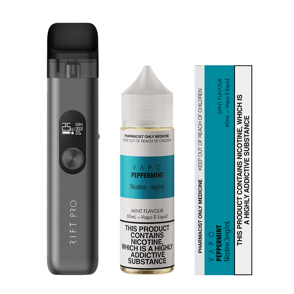 Vapo - Starter Kit - Freebase Nicotine (Refillable)
