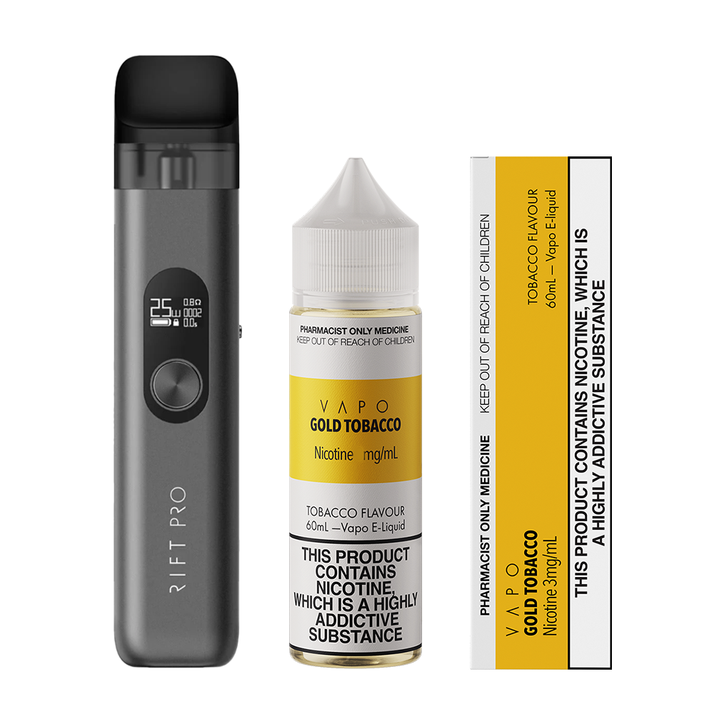 Vapo - Starter Kit - Freebase Nicotine (Refillable)