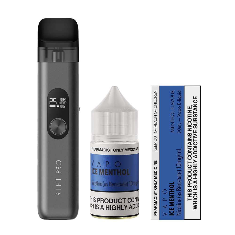 Vapo - Starter Kit - Nicotine Salts (Refillable)