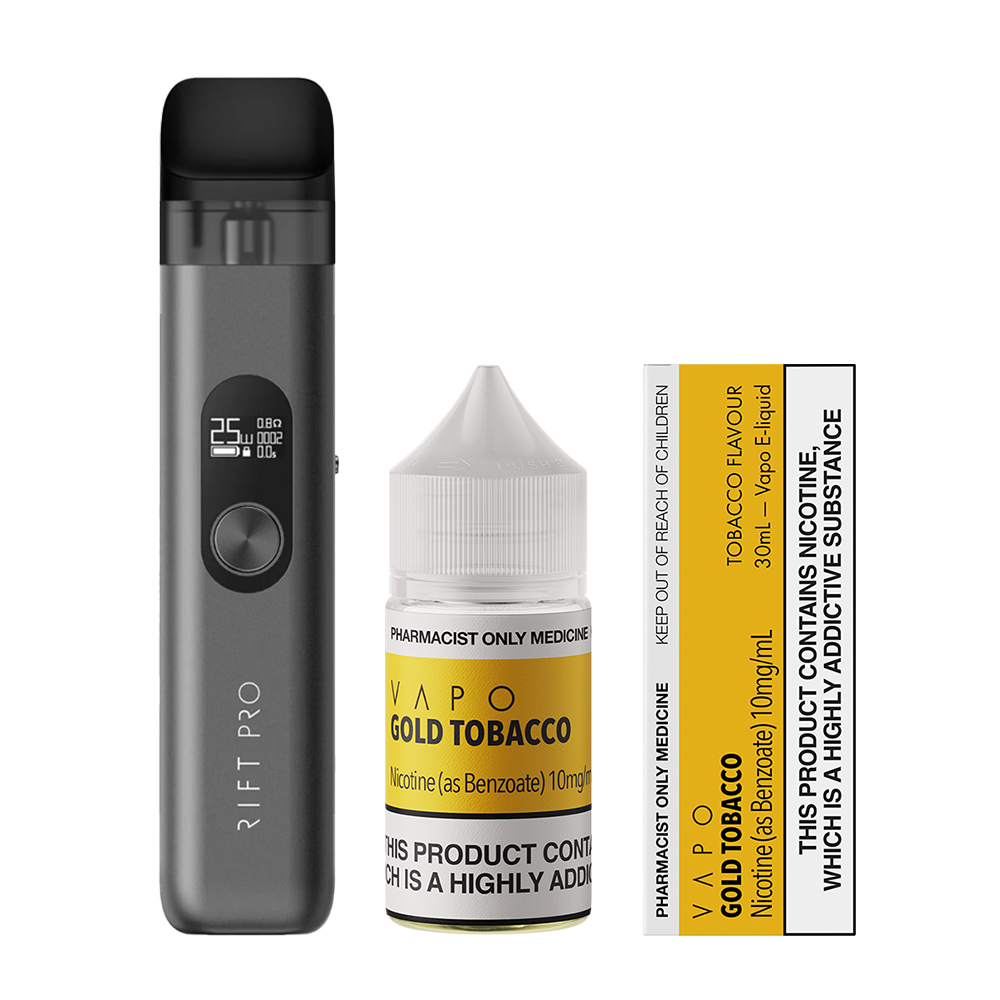 Vapo - Starter Kit - Nicotine Salts (Refillable)